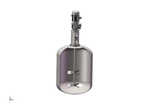 Гибридная складная мешалка с боковым входом из литой стали Для бетона